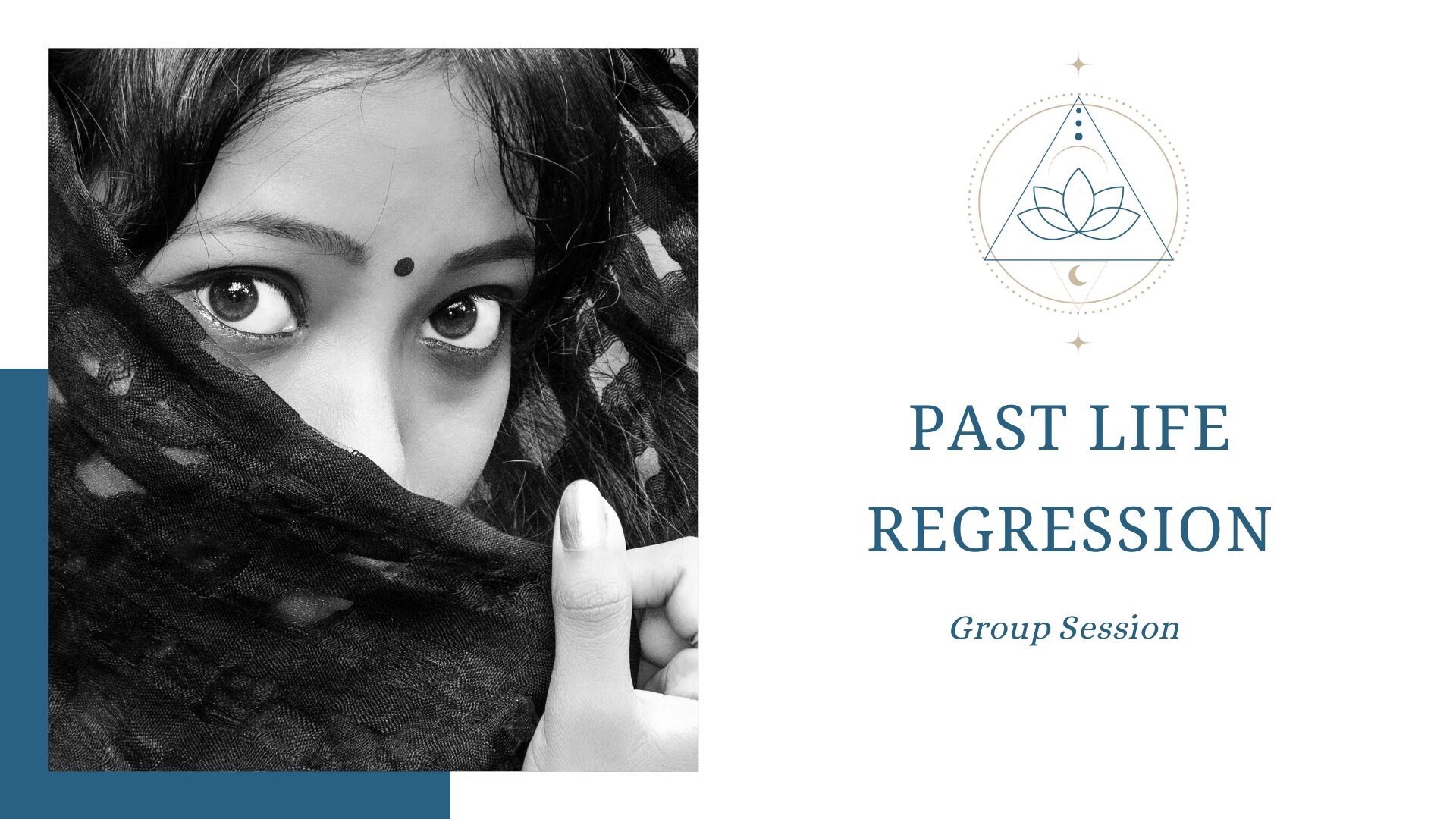 Image of a person suggesting a past life regression